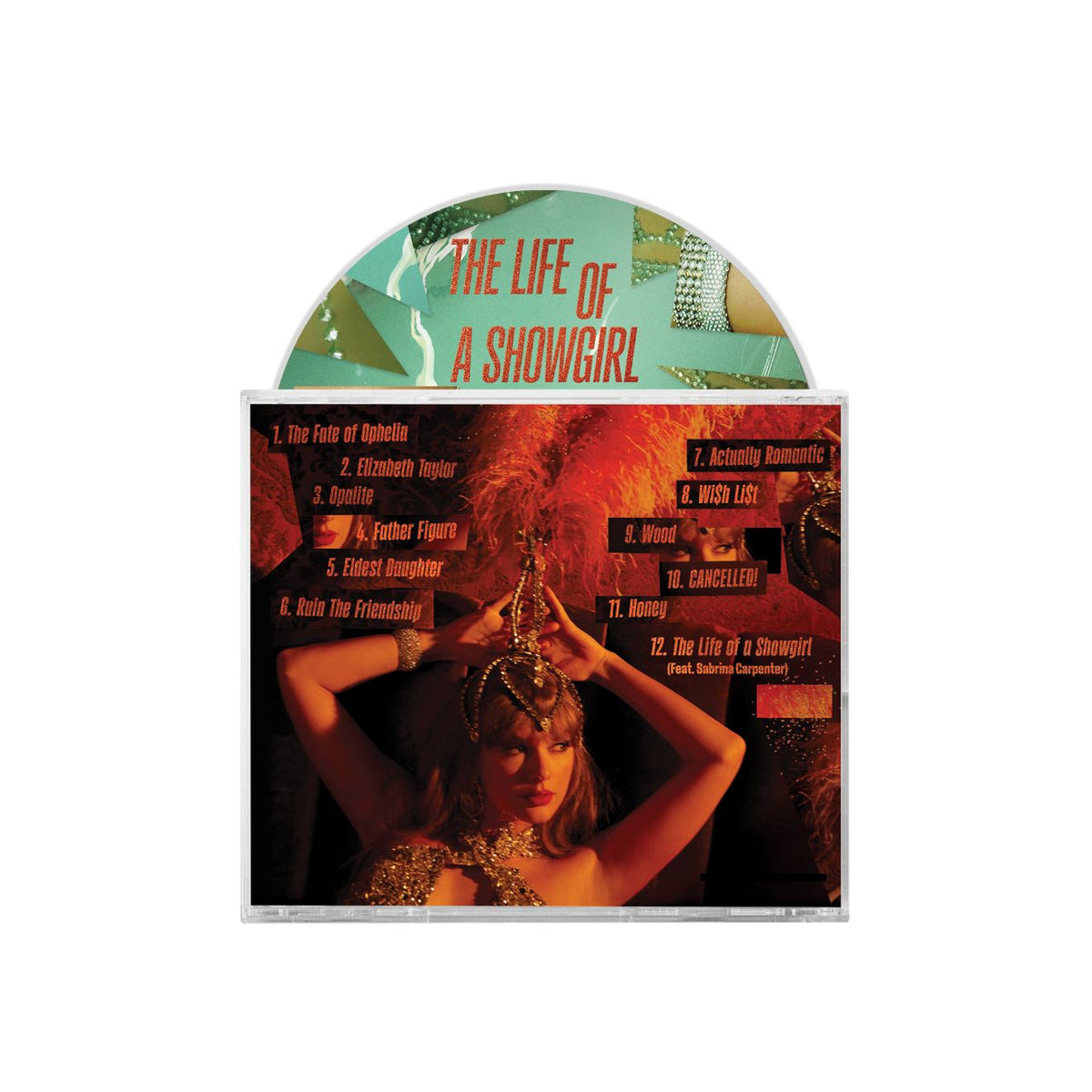 ミュージシャン The Life of a Showgirl Posters (Replica) THE LIFE OF A SHOWGIRL: SWEAT AND VANILLA PERFUME CD WITH