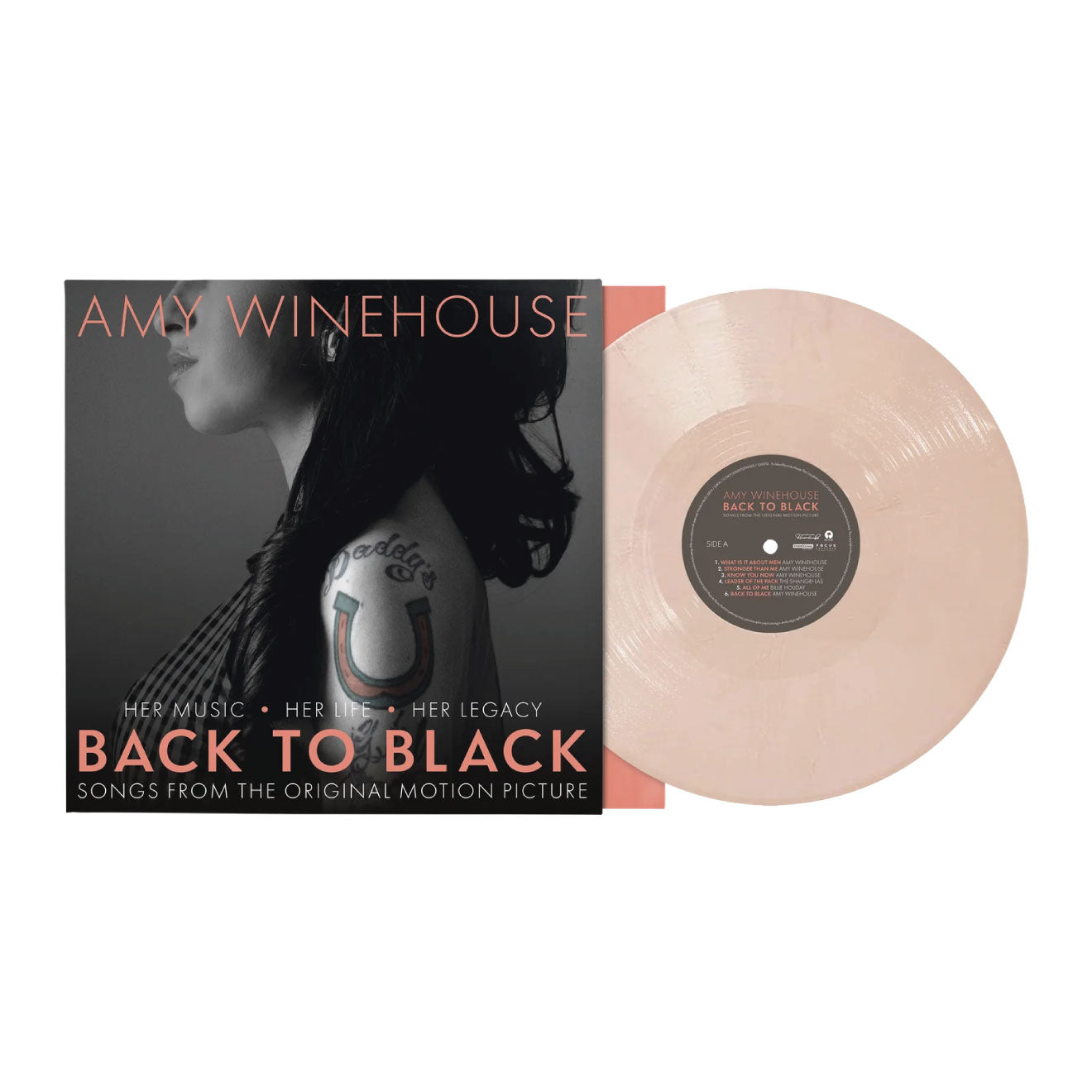 Back To Black - Songs from the Original Motion Picture: Exclusive Peach Vinyl LP