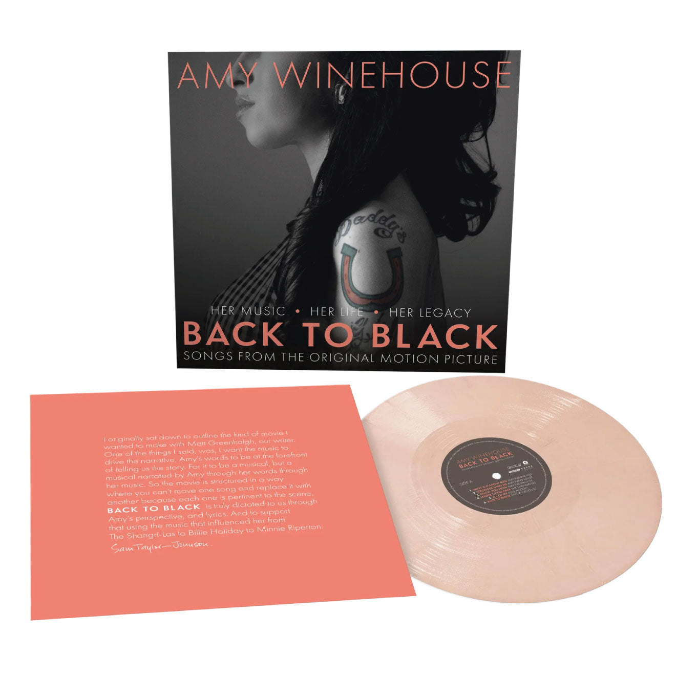 Back To Black - Songs from the Original Motion Picture: Exclusive Peach Vinyl LP