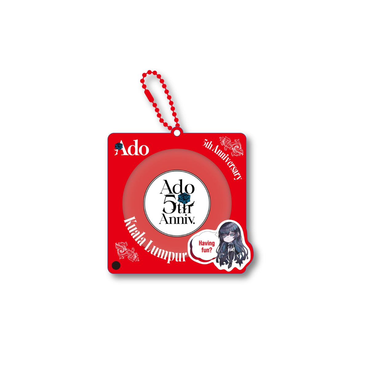 Ado 5th Anniversary Acrylic Badge Case [Kuala Lumpur Exclusive]