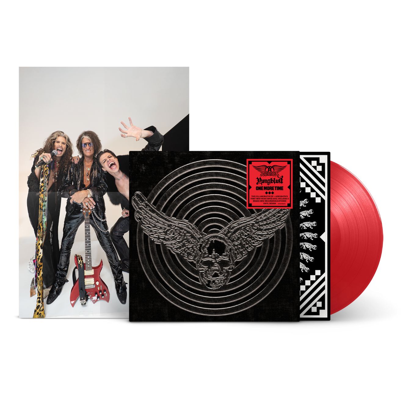 Aerosmith & YUNGBLUD - One More Time Red Vinyl (Aerosmith Store Exclusive)
