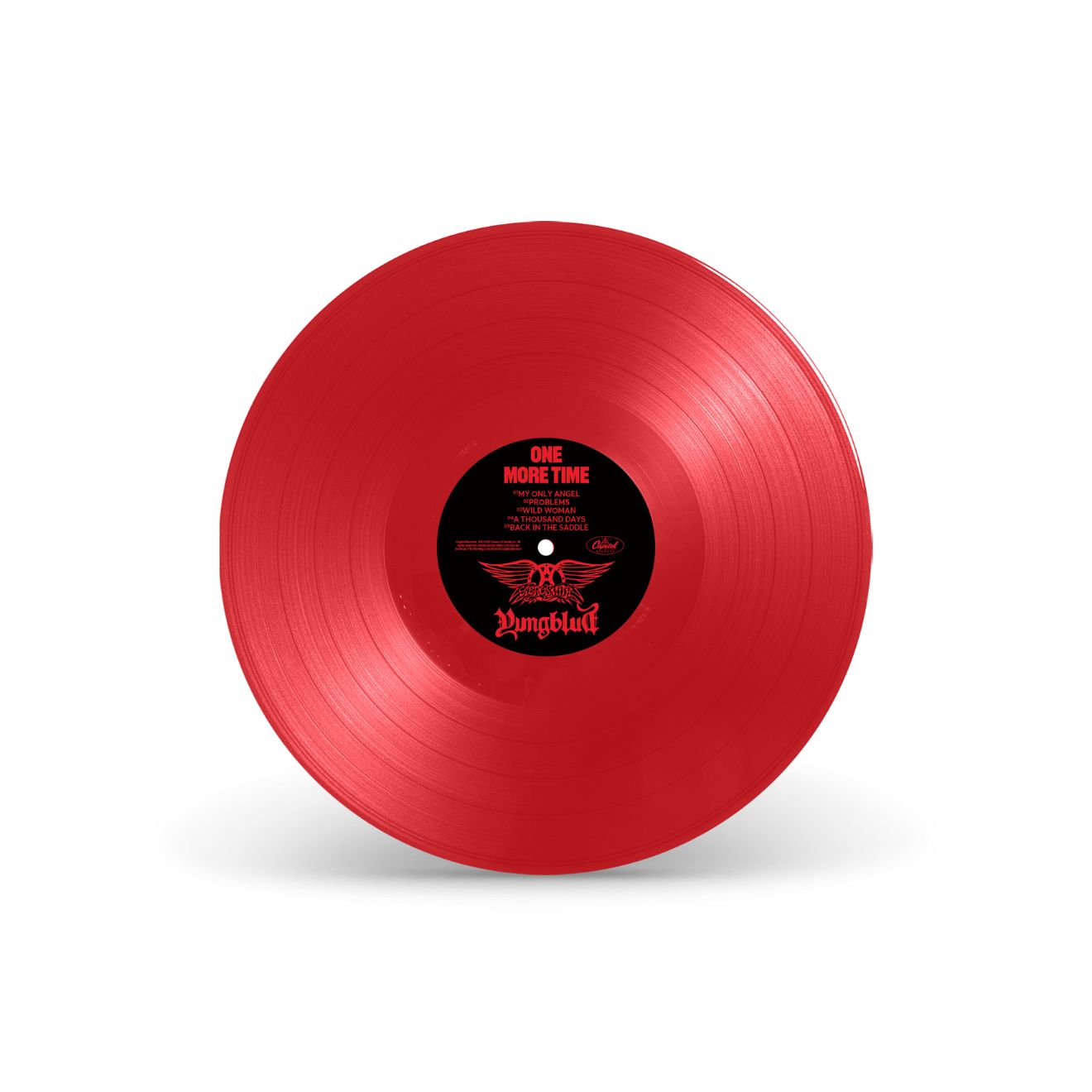 Aerosmith & YUNGBLUD - One More Time Red Vinyl (Aerosmith Store Exclusive)