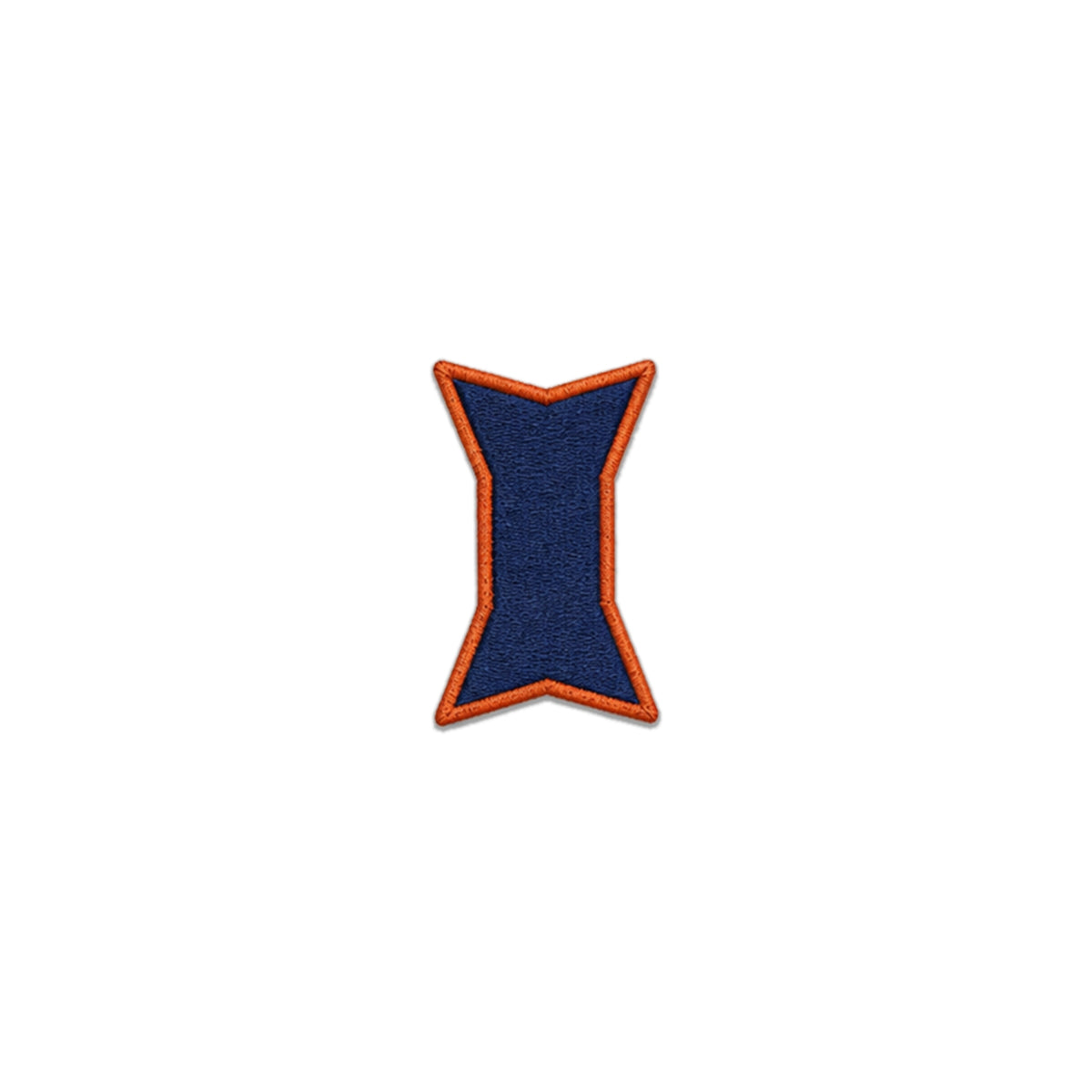 Iron-On Patch – Blue Logo Frame