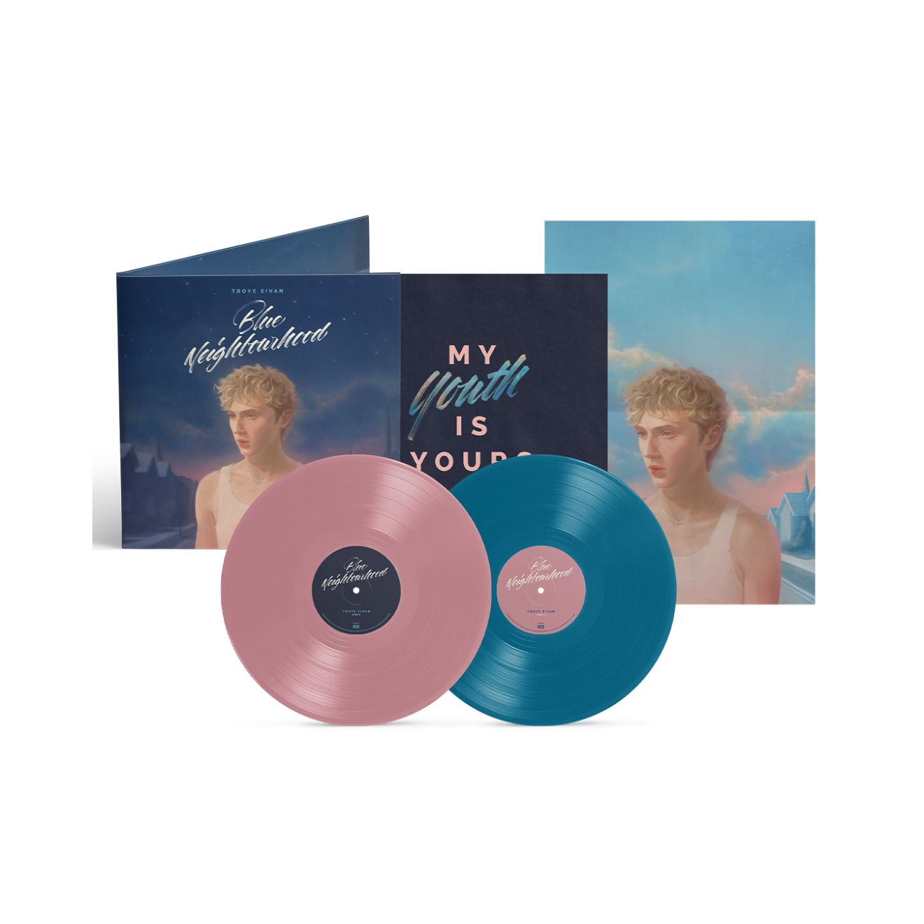 Blue Neighbourhood 'Ten Years On' - Limited Edition Blush & Blue 2LP Vinyl