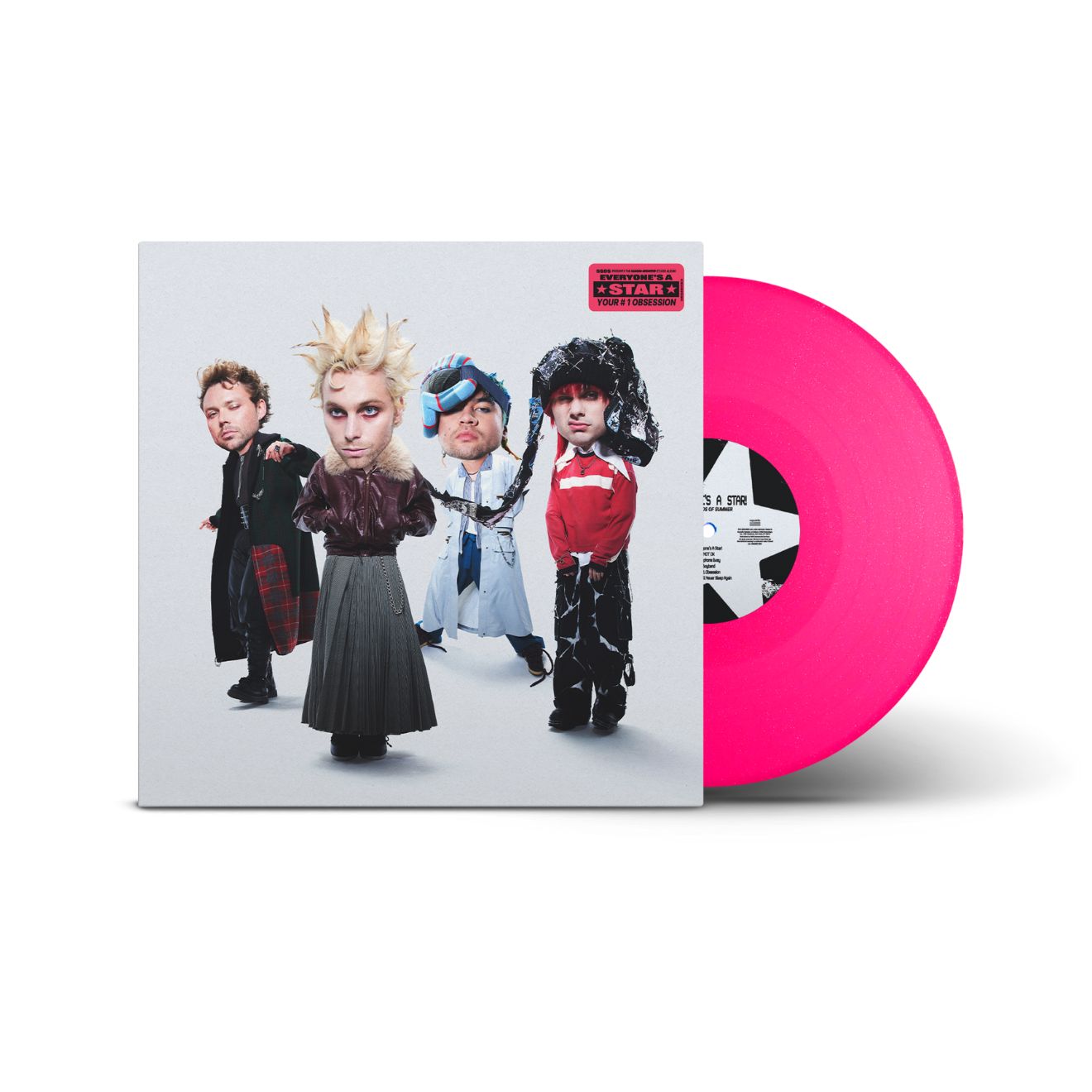 Everyone's A Star! Exclusive Hot Pink Glitter Vinyl