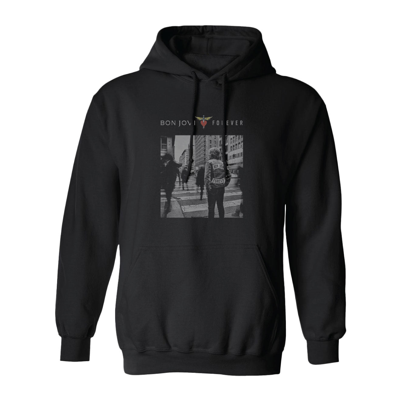 Bon Jovi Forever Hoodie in Black