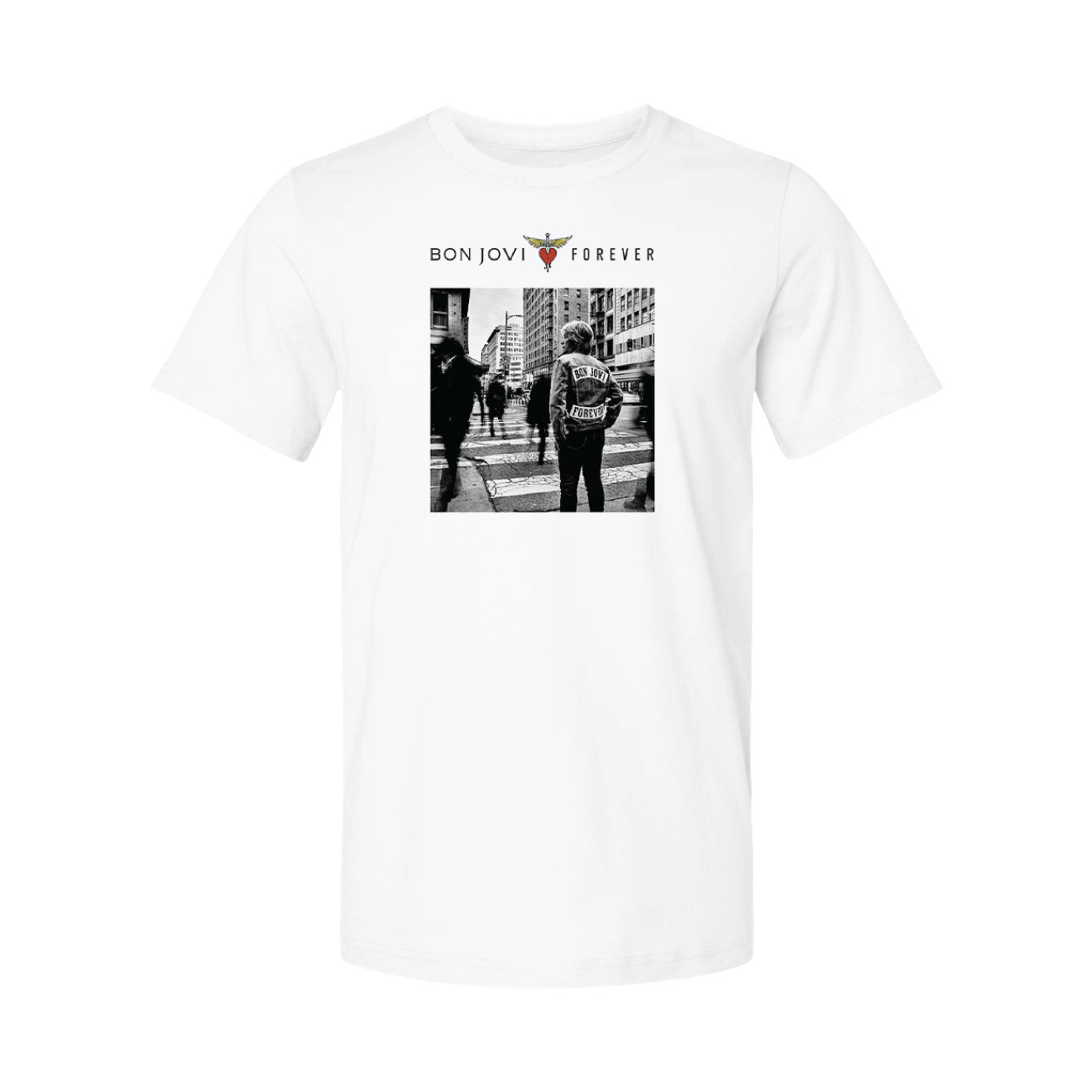 Album Cover Tee in White