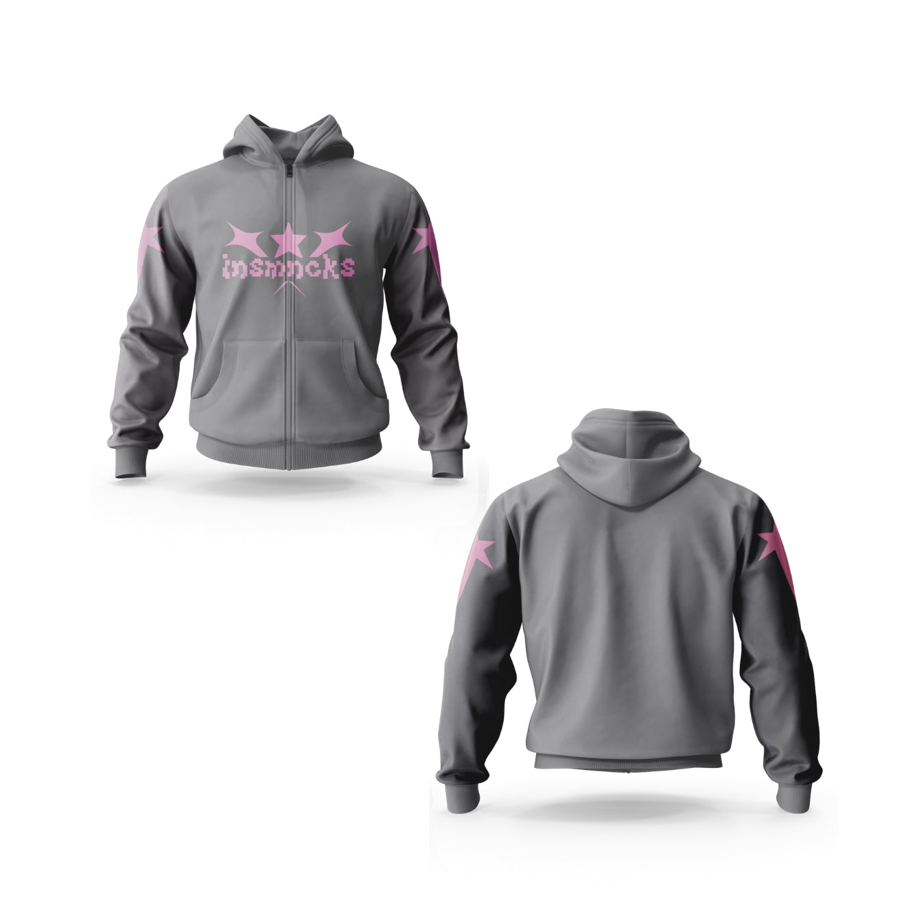10th Year Anniversary Zip Hoodie [Grey Edition]