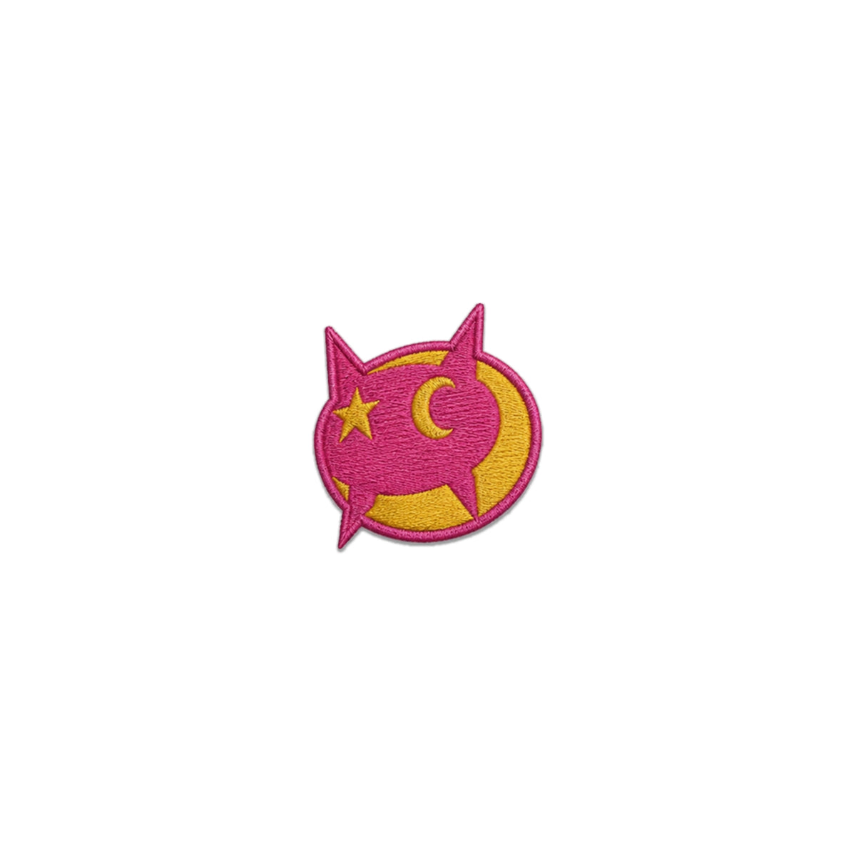 Iron-On Patch – Pink Mascot Mask