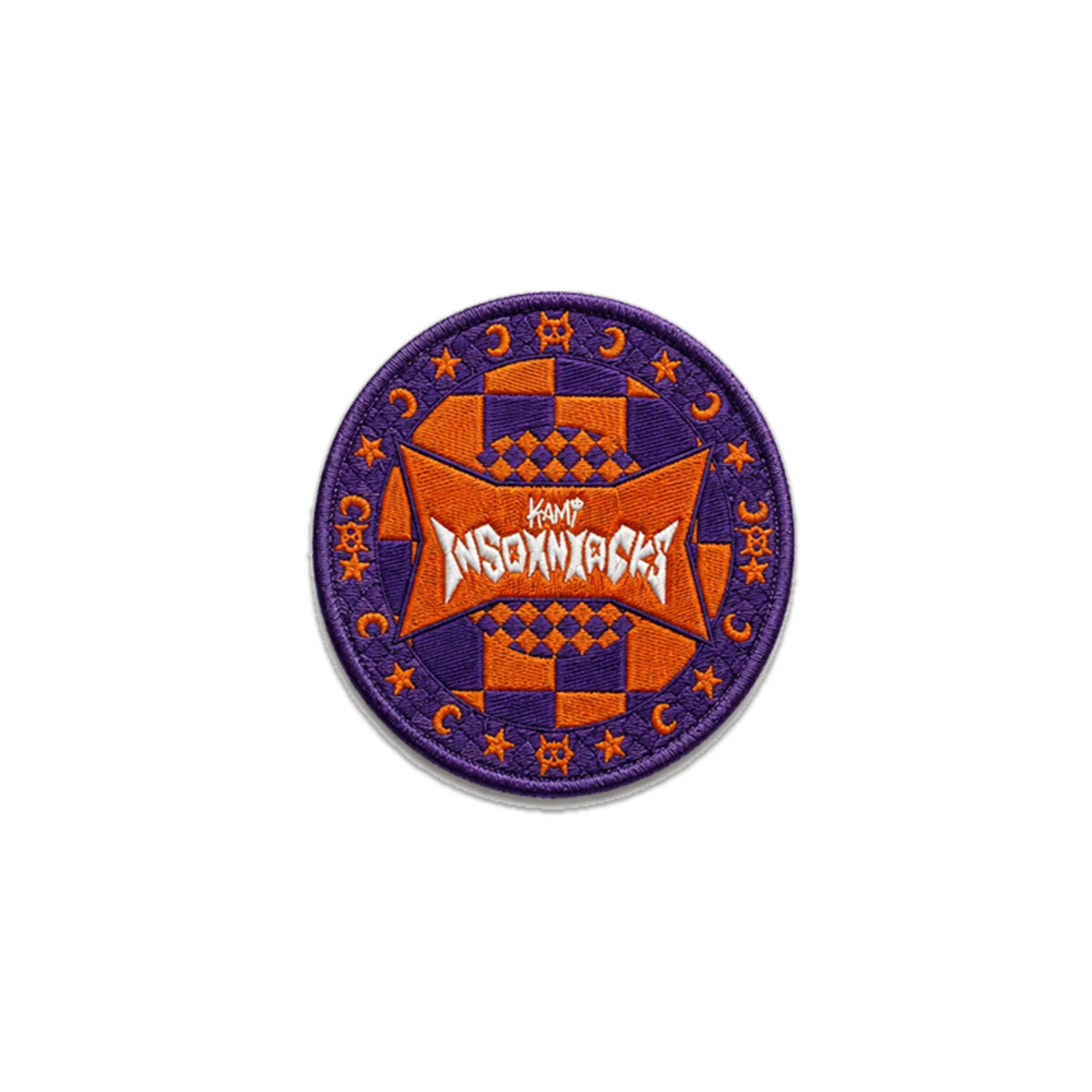 Iron-On Patch – KAMI INSOMNIACKS Orange Crest