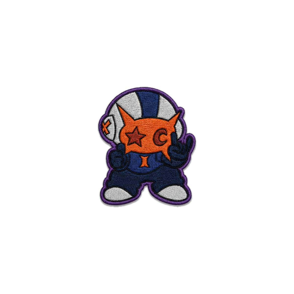 Iron-On Patch – Orange Maniack Buddy