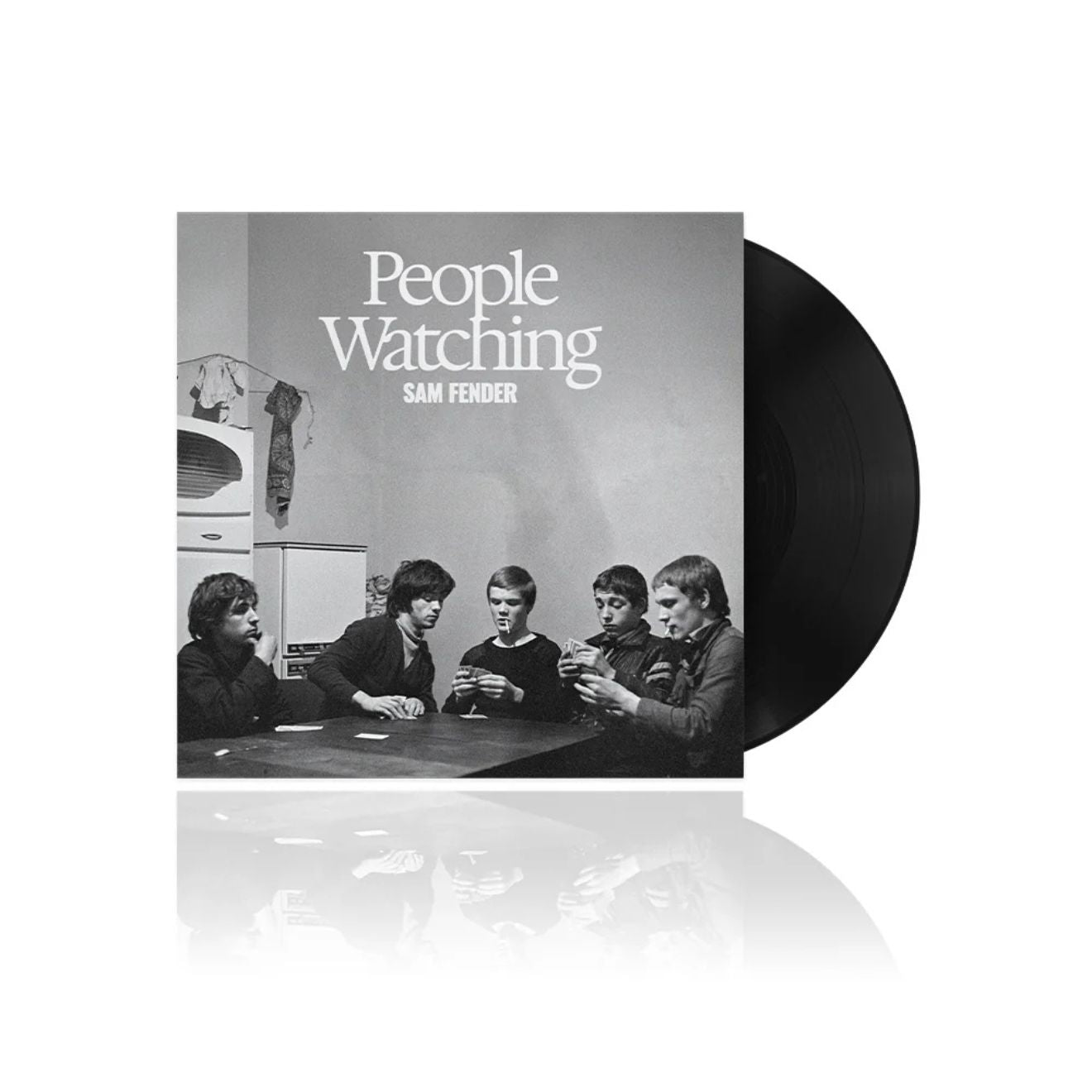 People Watching Standard Black Vinyl