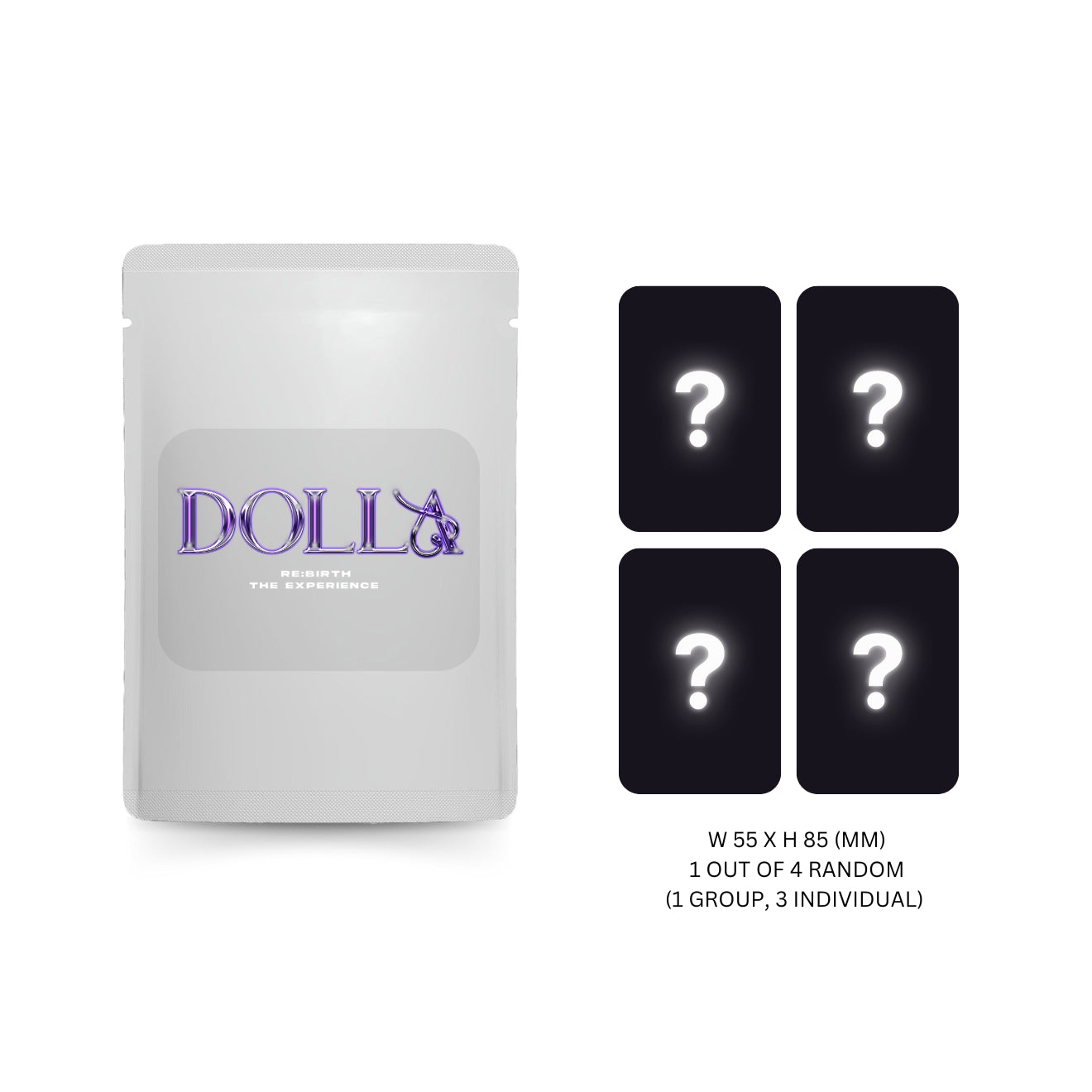 DOLLA RE:BIRTH Mystery Photocard