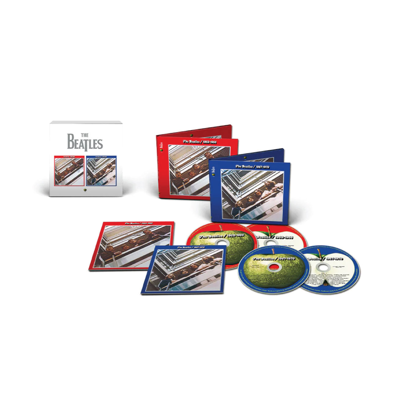 The Beatles 1962-1966 & The Beatles 1967-1970 (2023 Edition): Limited Edition 4CD Red and Blue Albums