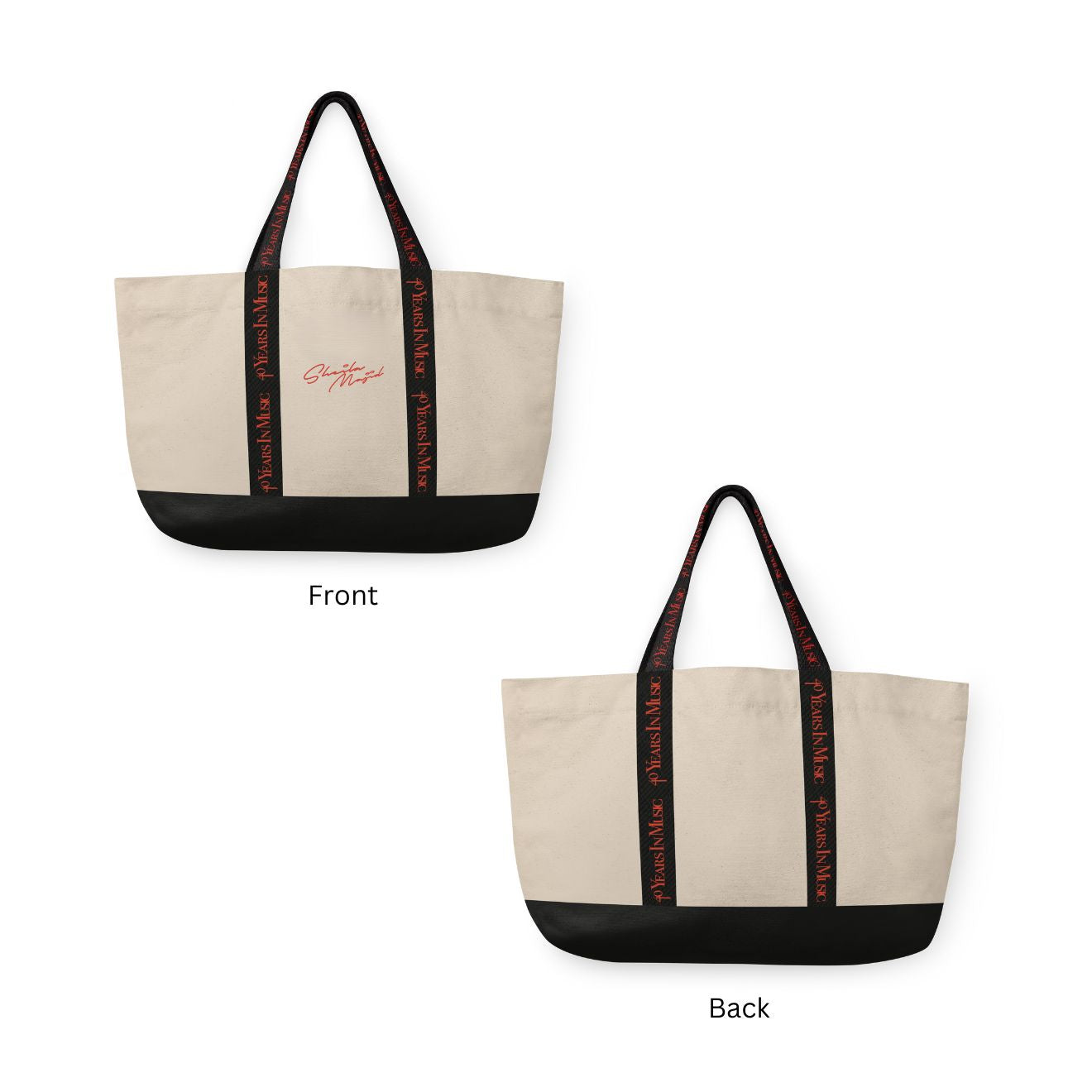 40 Years In Music Tote Bag