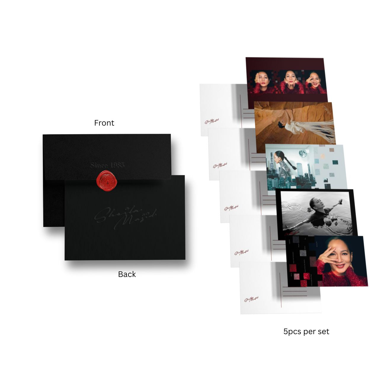 40 Years In Music Postcards Set