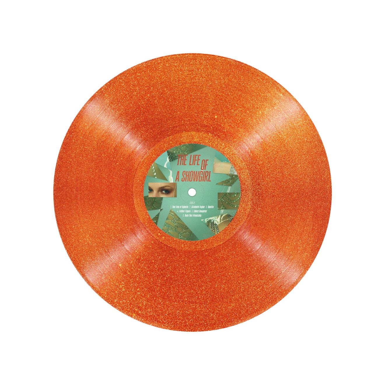 The Life of a Showgirl: Sweat and Vanilla Perfume Portofino Orange Glitter Vinyl