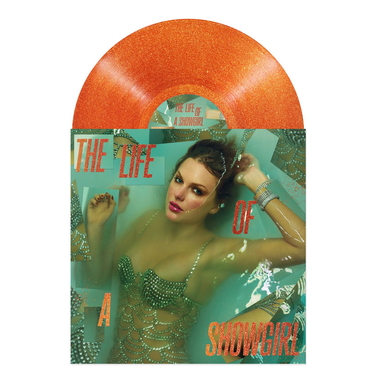 The Life of a Showgirl: Sweat and Vanilla Perfume Portofino Orange Glitter Vinyl