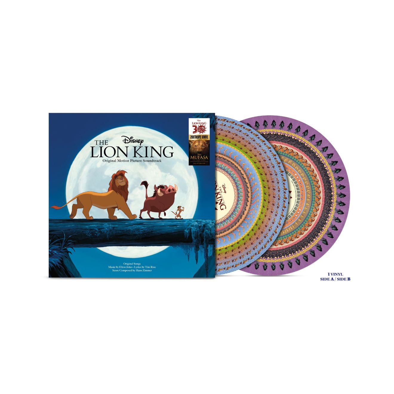 The Lion King (30th Anniversary): Zoetrope Picture Disc LP