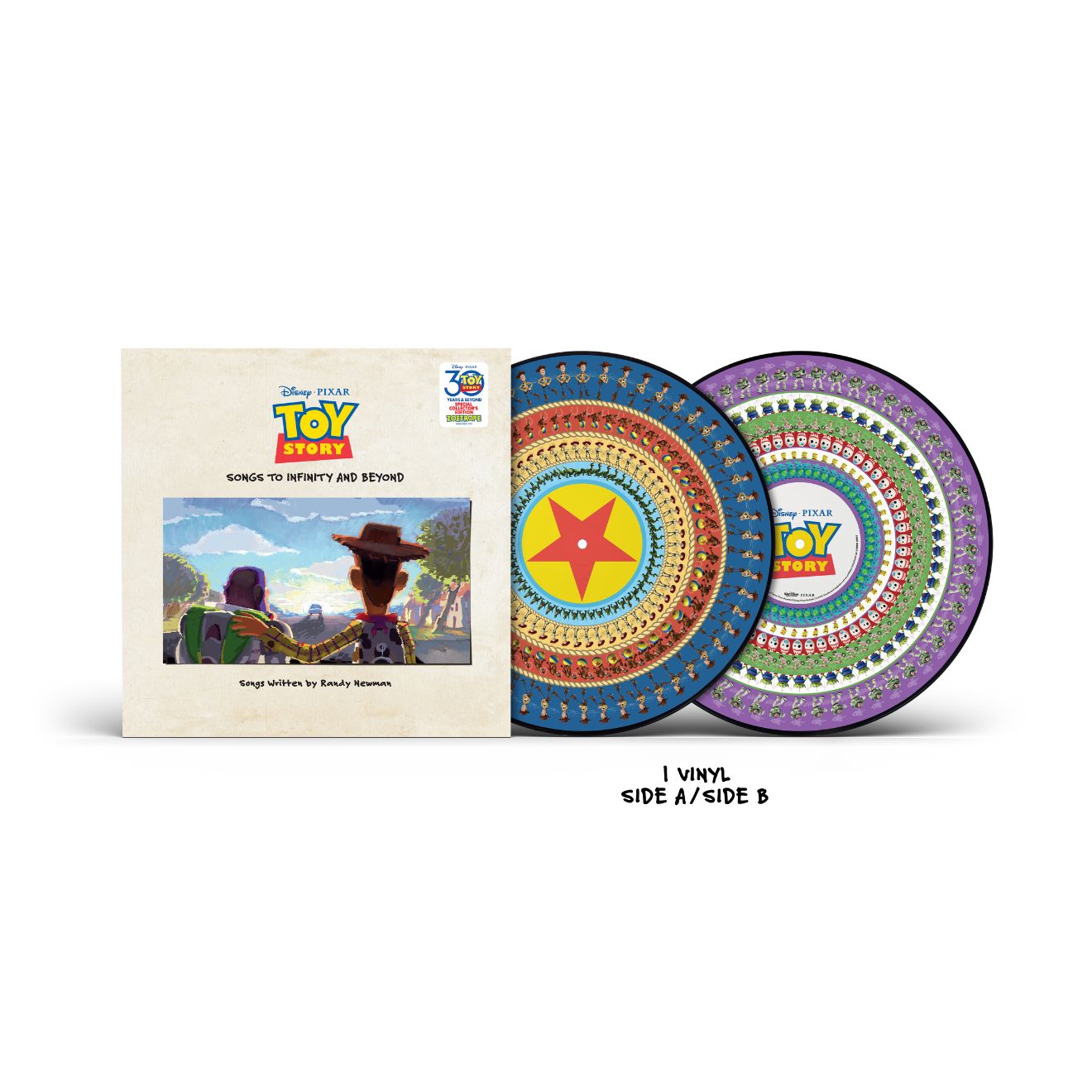 Toy Story - Songs to Infinity and Beyond: Zoetrope Vinyl LP