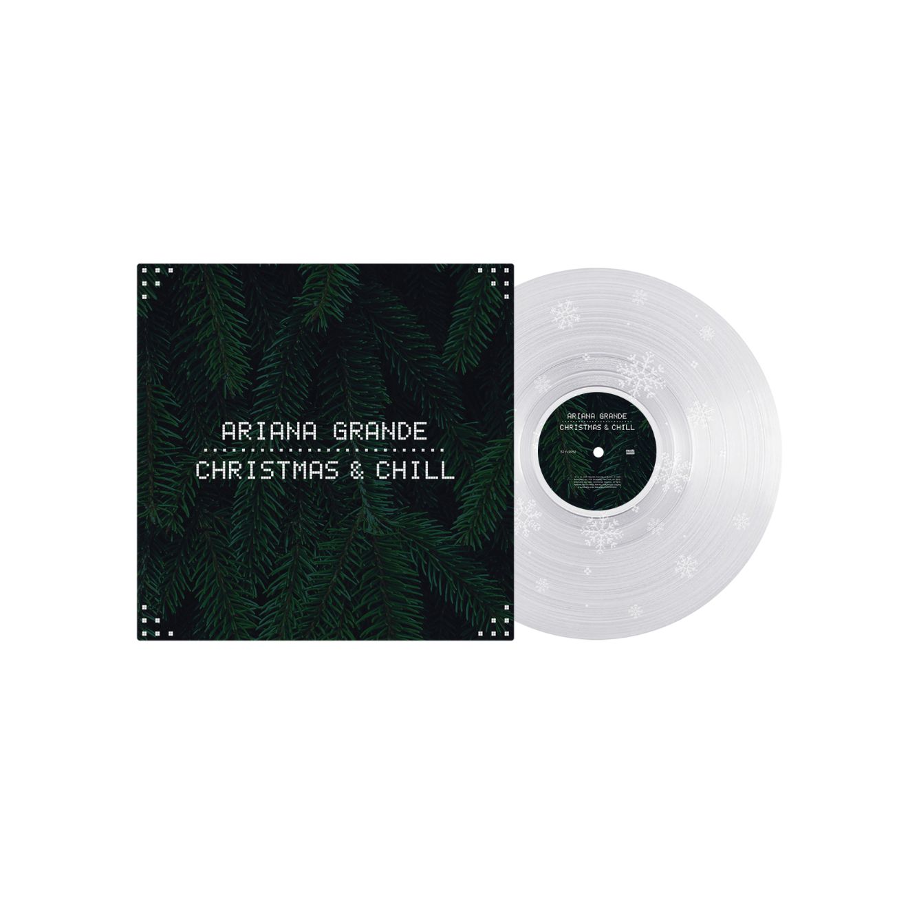 christmas & chill 10th anniversary edition lp (clear w/ snowflake etching)