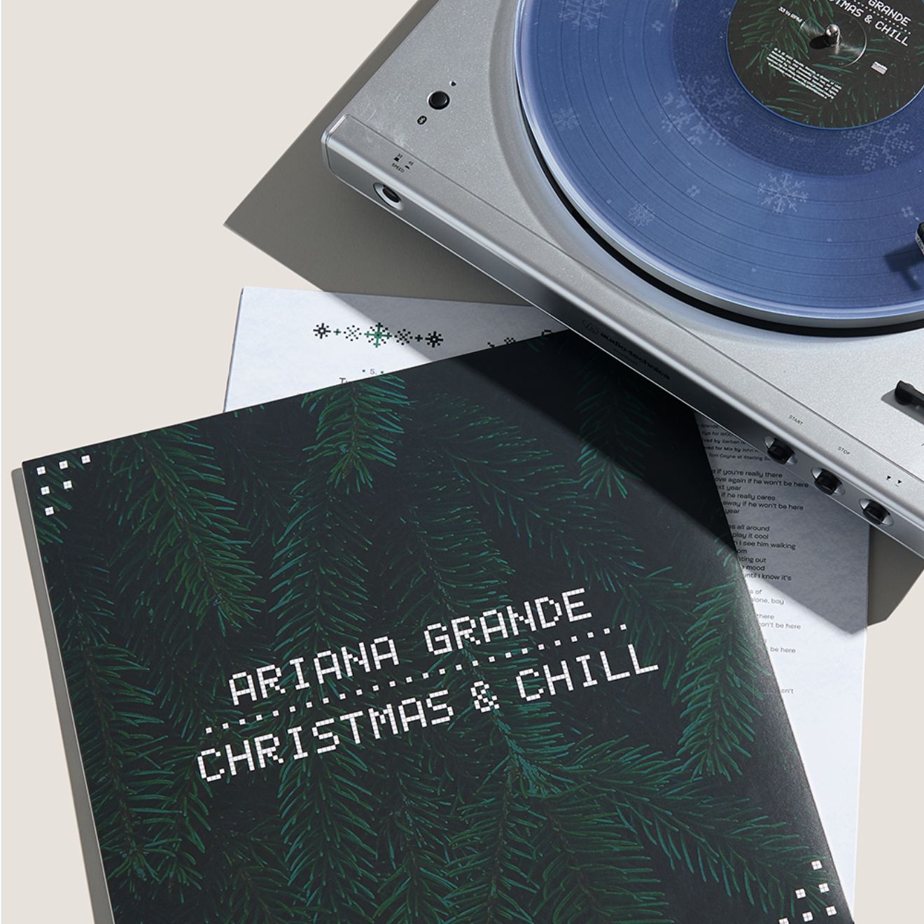christmas & chill 10th anniversary edition lp (clear w/ snowflake etching)