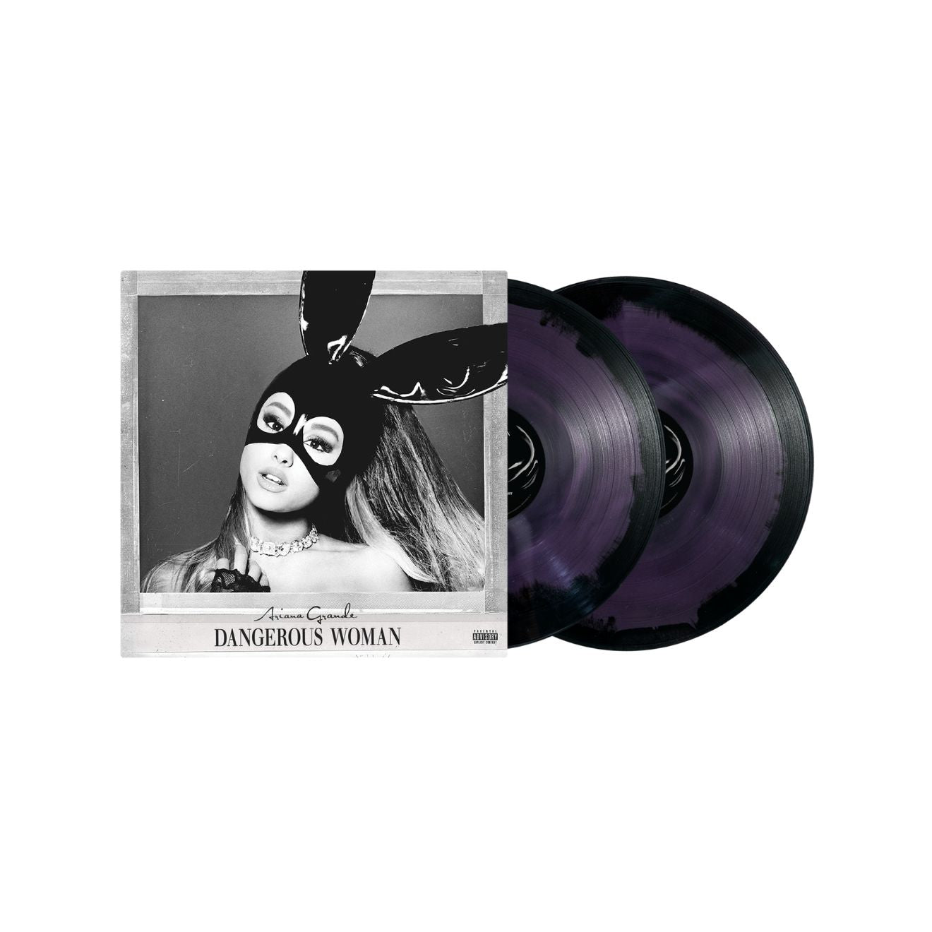 dangerous woman 2lp (purple & black swirl)