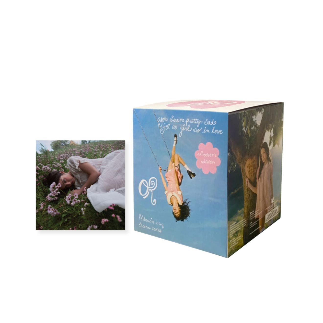 you seem pretty sad for a girl so in love - foldable bag charm collector's set