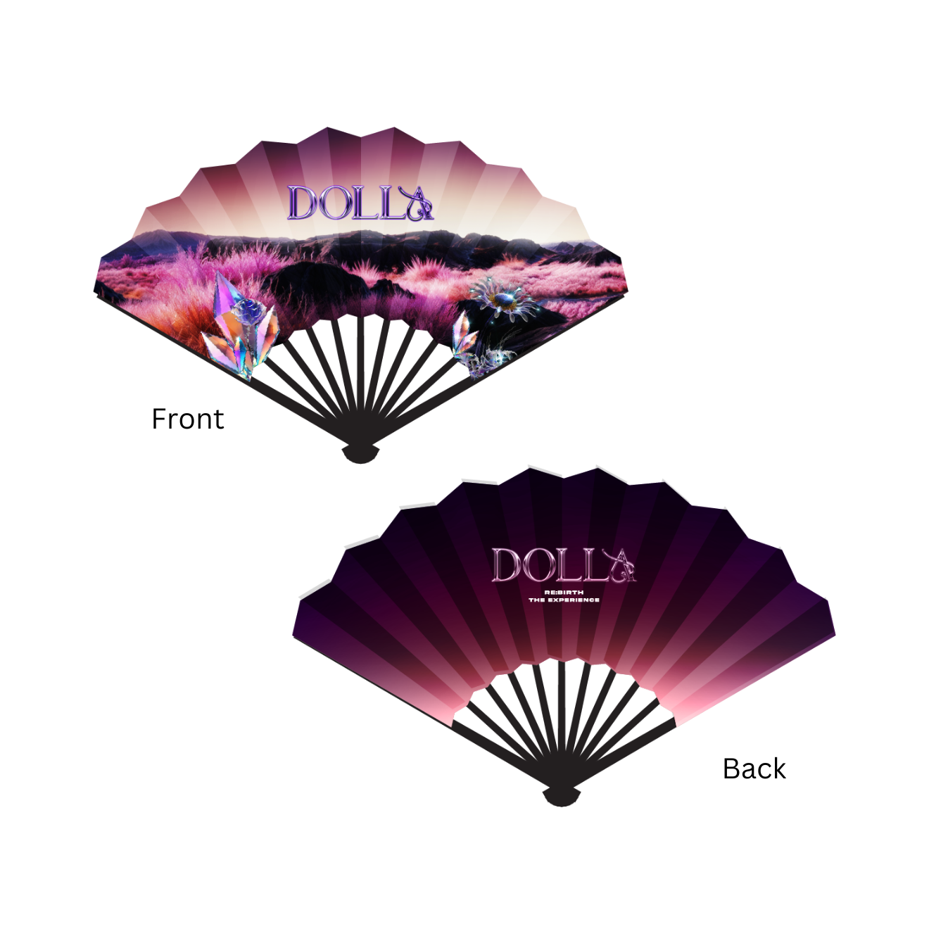 DOLLA RE:BIRTH Fold Fan