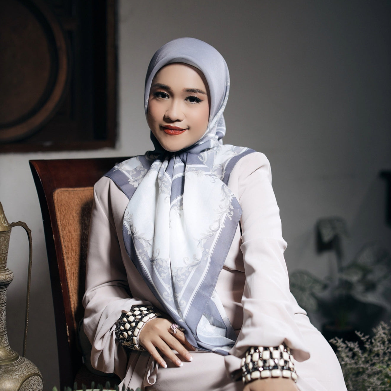 Morrocan Scarf: Grey