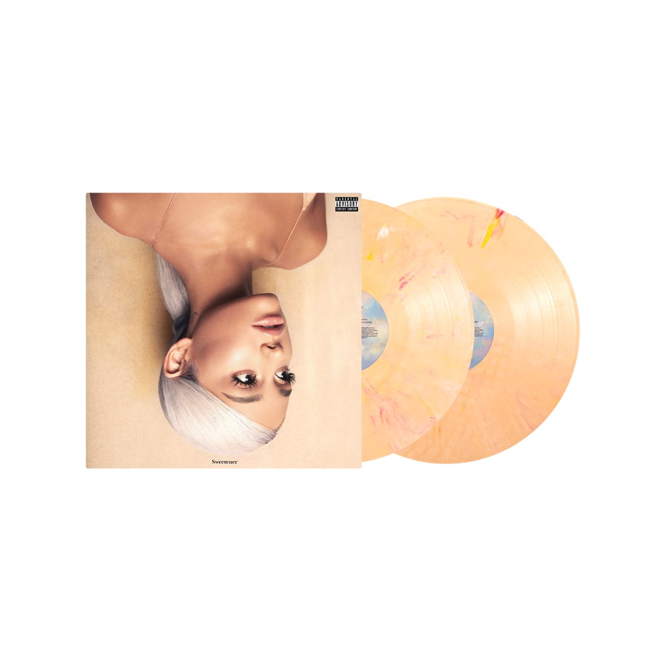 sweetener 2lp (peach colored opaque)