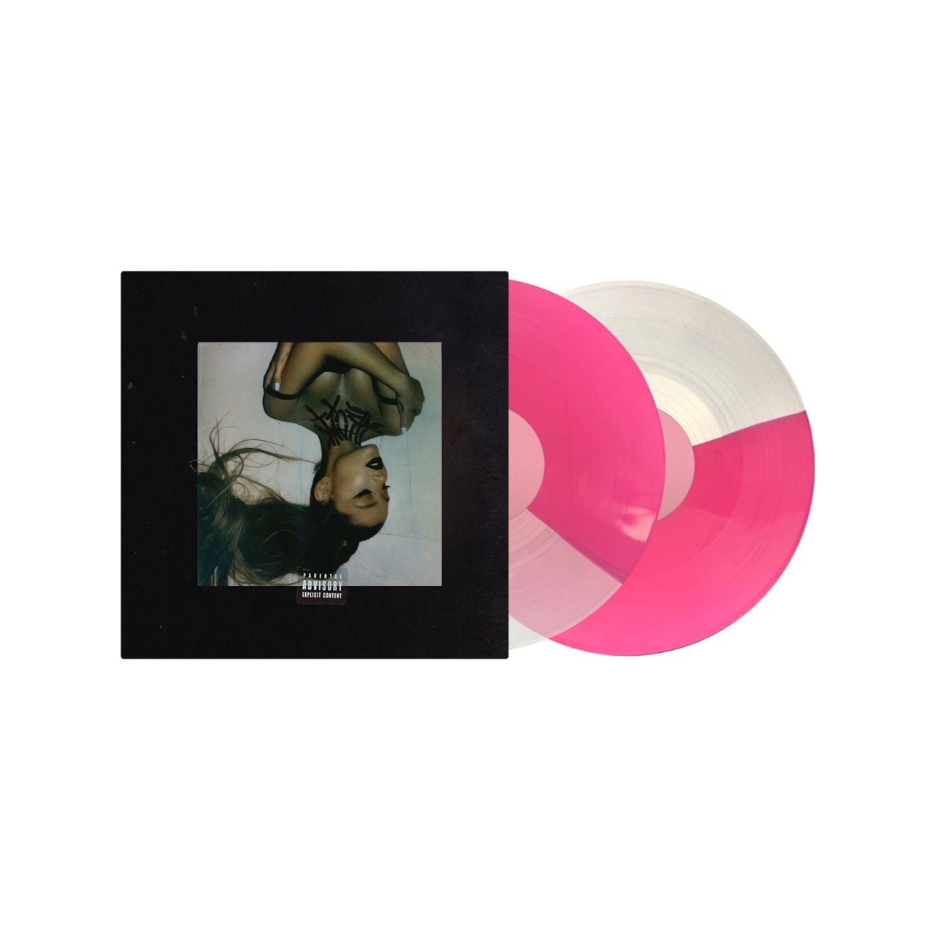 thank u, next 2lp (half clear/pink)