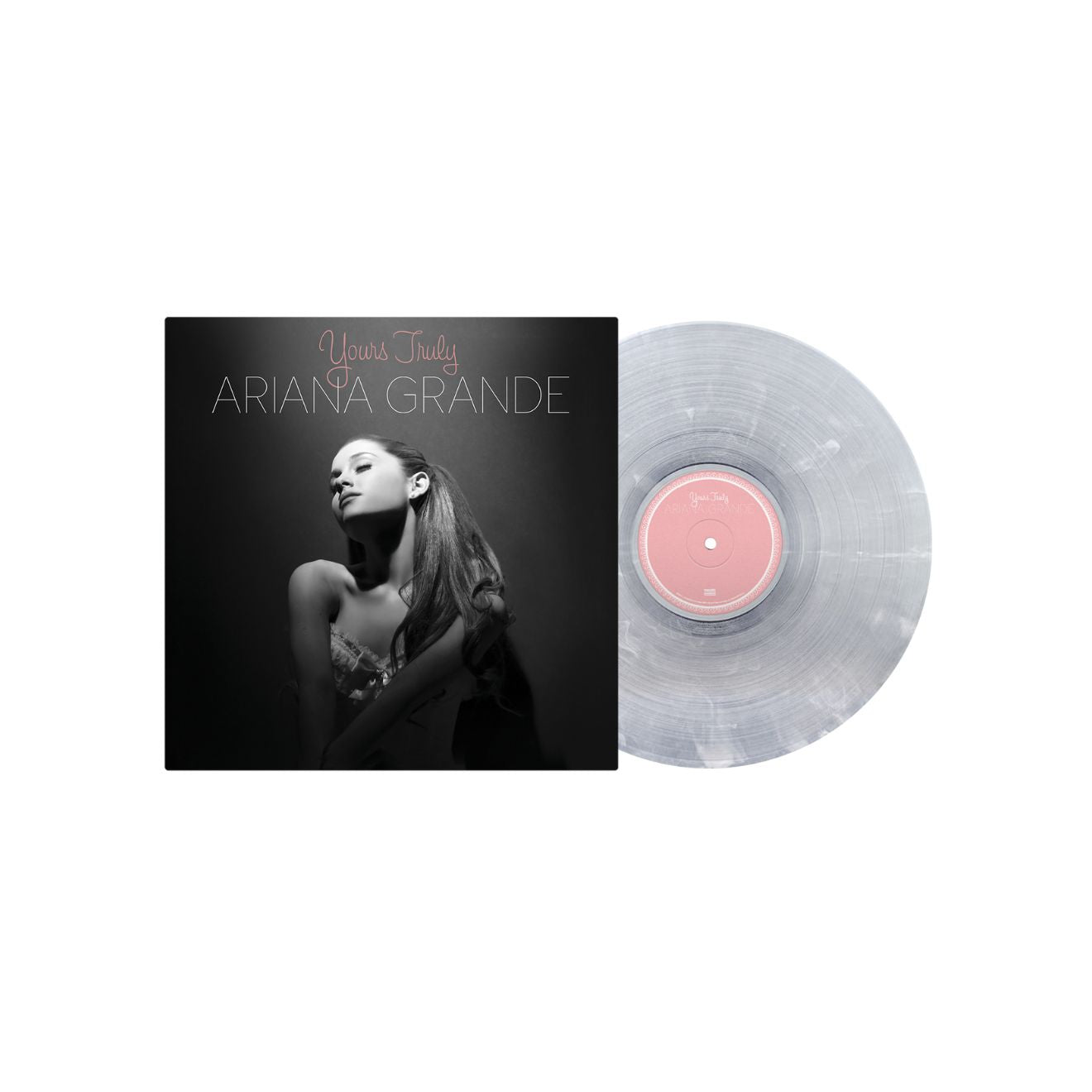 yours truly lp (clear & white swirl)